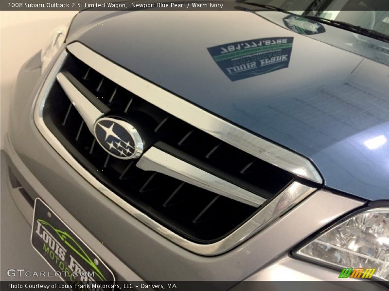 Newport Blue Pearl / Warm Ivory 2008 Subaru Outback 2.5i Limited Wagon