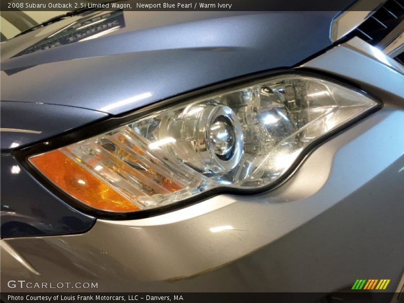 Newport Blue Pearl / Warm Ivory 2008 Subaru Outback 2.5i Limited Wagon