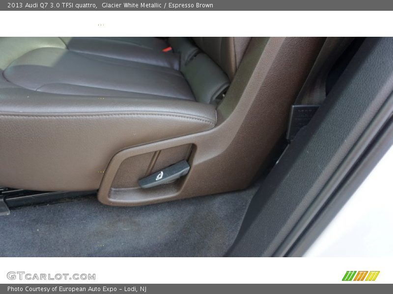 Glacier White Metallic / Espresso Brown 2013 Audi Q7 3.0 TFSI quattro