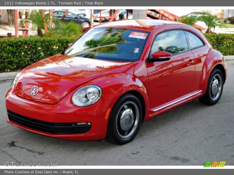 Tornado Red / Titan Black 2012 Volkswagen Beetle 2.5L