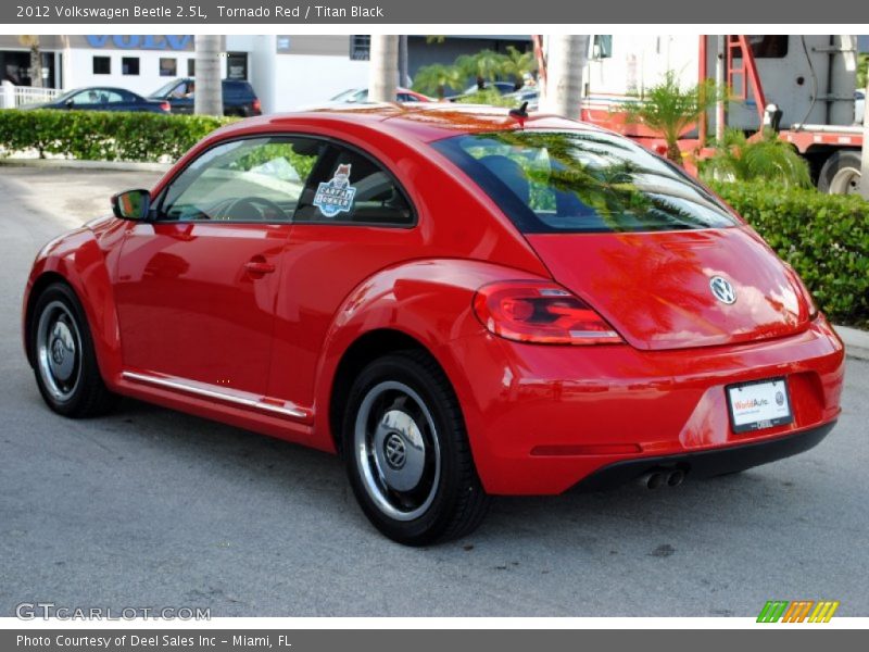 Tornado Red / Titan Black 2012 Volkswagen Beetle 2.5L