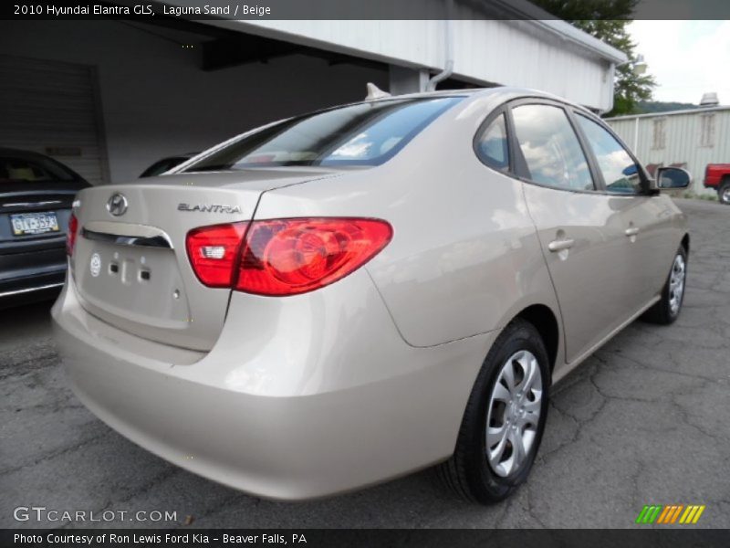 Laguna Sand / Beige 2010 Hyundai Elantra GLS