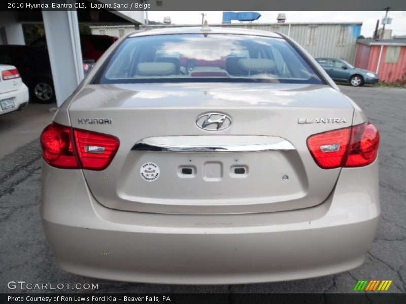 Laguna Sand / Beige 2010 Hyundai Elantra GLS