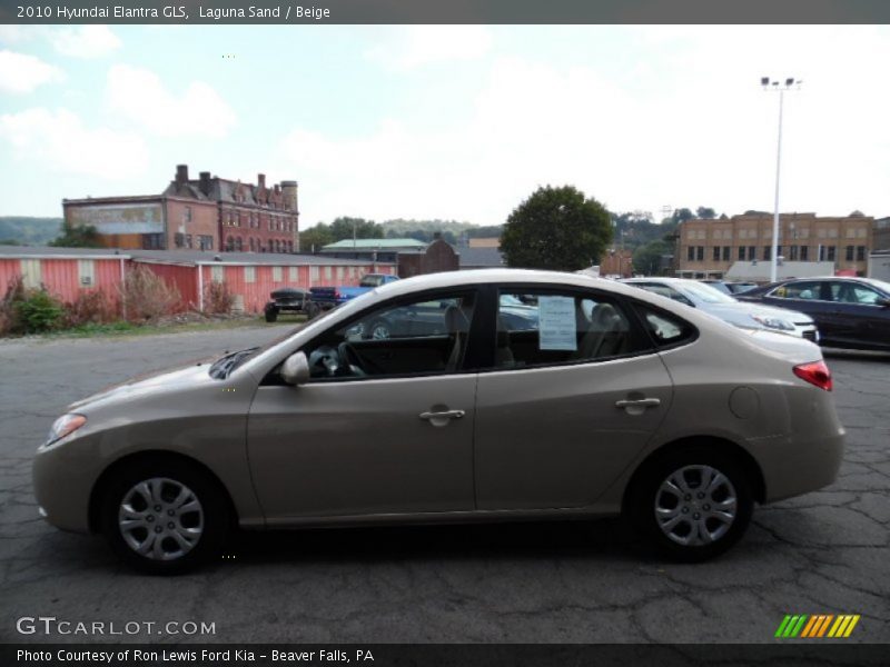 Laguna Sand / Beige 2010 Hyundai Elantra GLS