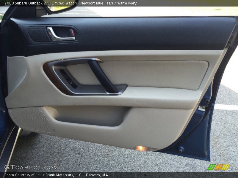 Newport Blue Pearl / Warm Ivory 2008 Subaru Outback 2.5i Limited Wagon