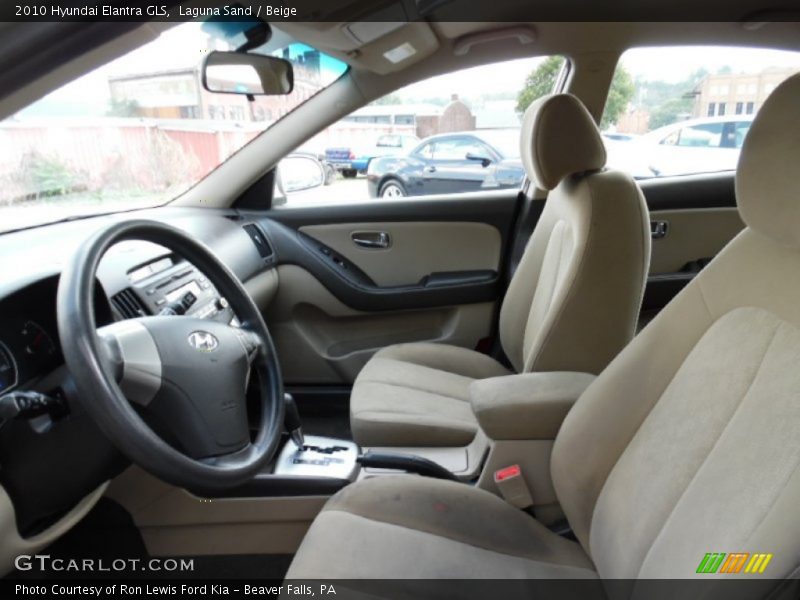 Laguna Sand / Beige 2010 Hyundai Elantra GLS