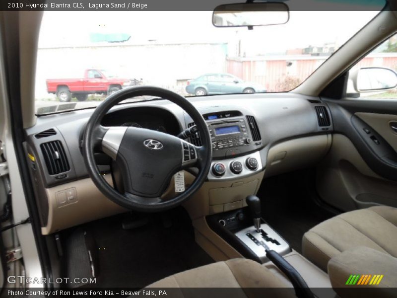 Laguna Sand / Beige 2010 Hyundai Elantra GLS