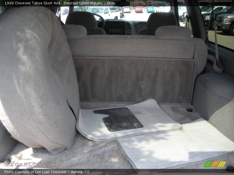 Emerald Green Metallic / Gray 1999 Chevrolet Tahoe Sport 4x4