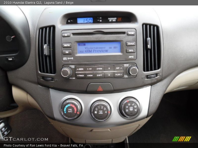 Laguna Sand / Beige 2010 Hyundai Elantra GLS