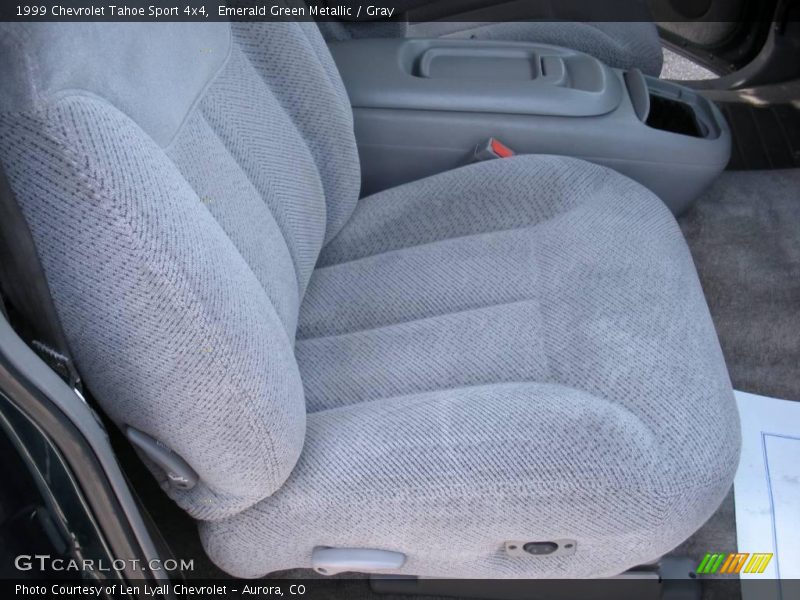 Emerald Green Metallic / Gray 1999 Chevrolet Tahoe Sport 4x4
