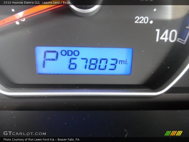 Laguna Sand / Beige 2010 Hyundai Elantra GLS