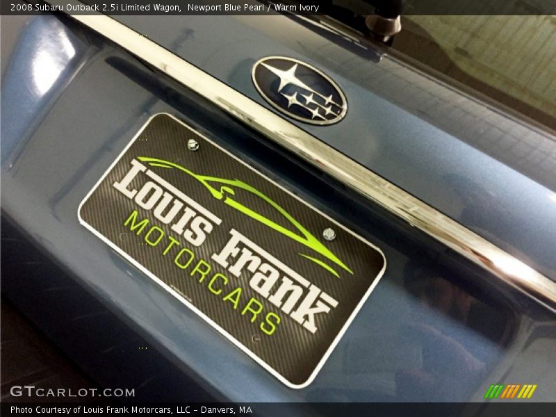 Newport Blue Pearl / Warm Ivory 2008 Subaru Outback 2.5i Limited Wagon