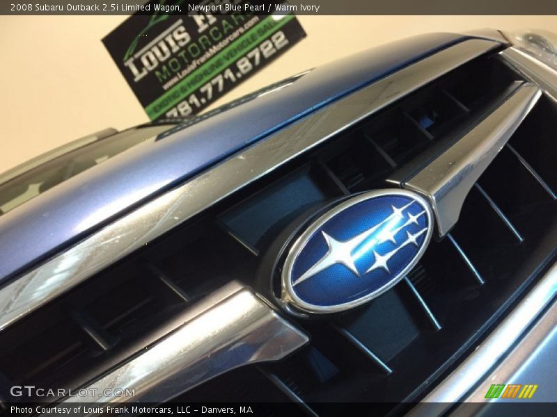 Newport Blue Pearl / Warm Ivory 2008 Subaru Outback 2.5i Limited Wagon