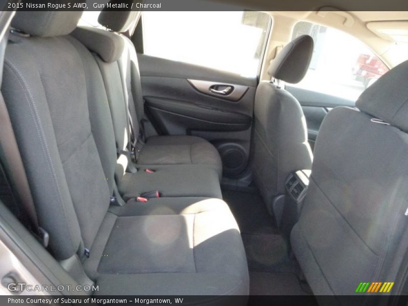 Gun Metallic / Charcoal 2015 Nissan Rogue S AWD