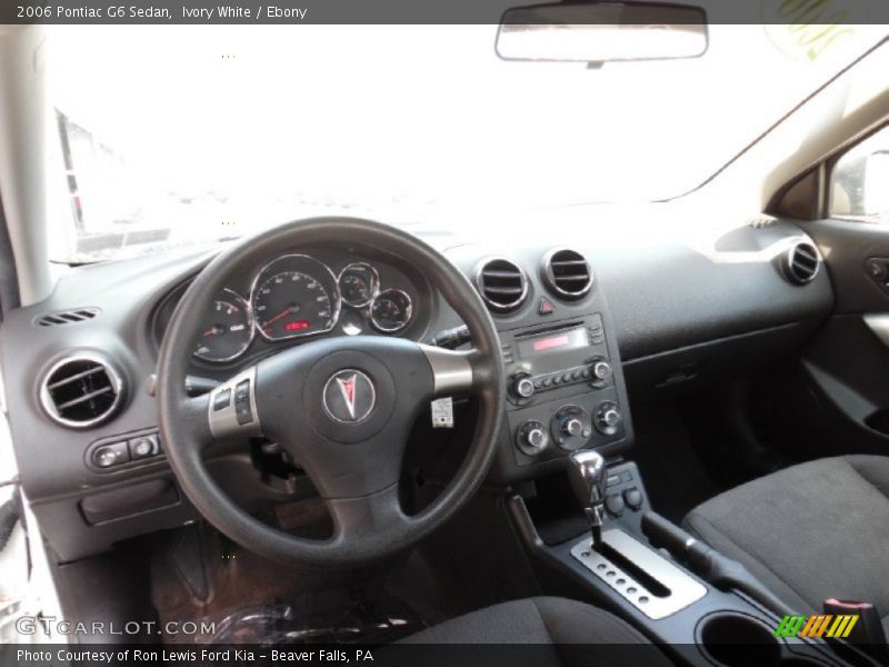 Ivory White / Ebony 2006 Pontiac G6 Sedan