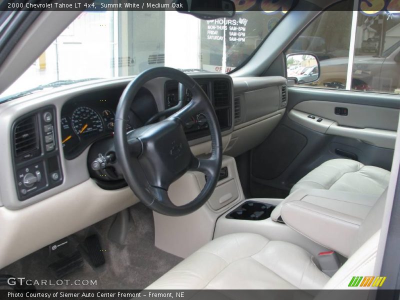 Summit White / Medium Oak 2000 Chevrolet Tahoe LT 4x4