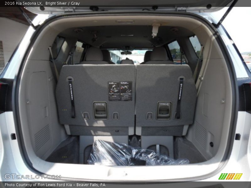 Bright Silver / Gray 2016 Kia Sedona LX