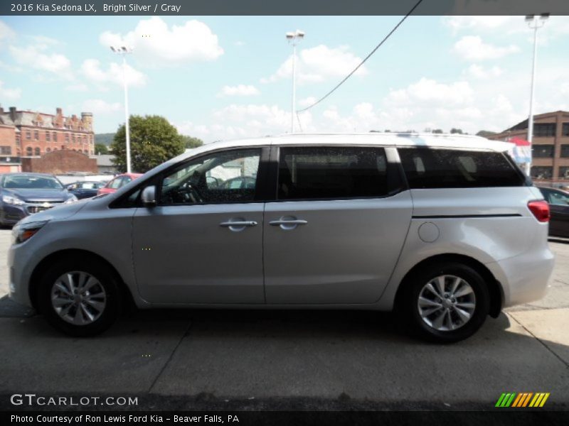 Bright Silver / Gray 2016 Kia Sedona LX