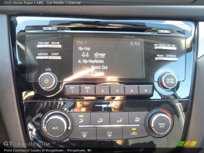 Gun Metallic / Charcoal 2015 Nissan Rogue S AWD