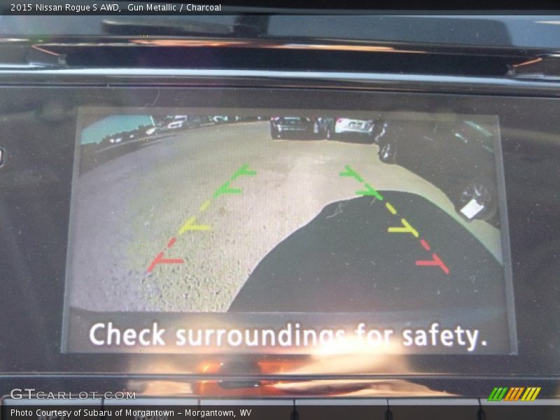 Gun Metallic / Charcoal 2015 Nissan Rogue S AWD