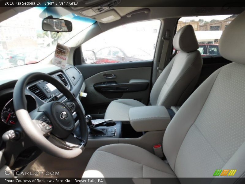 Front Seat of 2016 Sedona LX