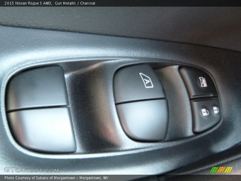 Gun Metallic / Charcoal 2015 Nissan Rogue S AWD