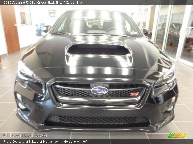 Crystal Black Silica / Carbon Black 2016 Subaru WRX STI