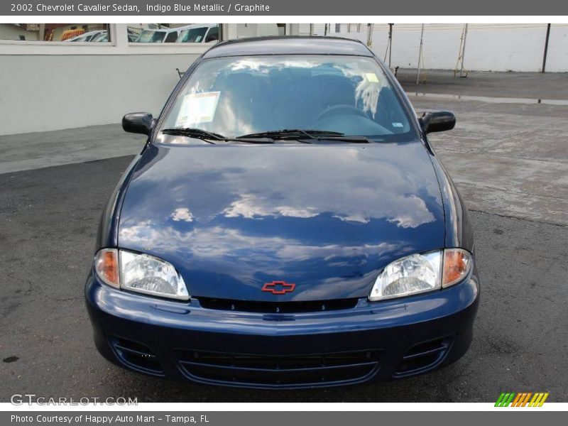 Indigo Blue Metallic / Graphite 2002 Chevrolet Cavalier Sedan
