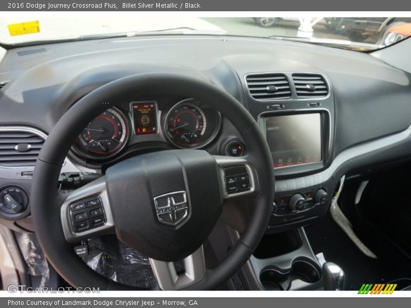 Billet Silver Metallic / Black 2016 Dodge Journey Crossroad Plus