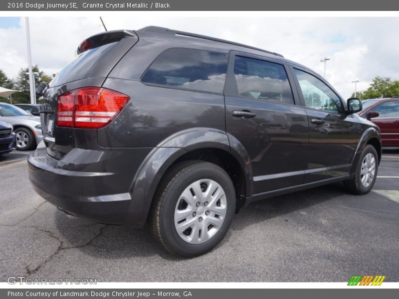 Granite Crystal Metallic / Black 2016 Dodge Journey SE