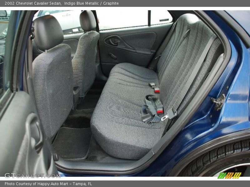 Indigo Blue Metallic / Graphite 2002 Chevrolet Cavalier Sedan