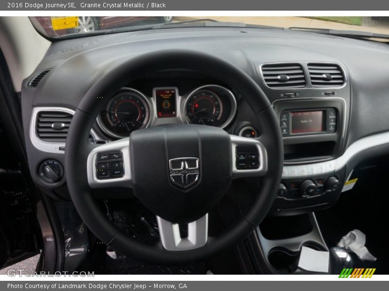 Granite Crystal Metallic / Black 2016 Dodge Journey SE