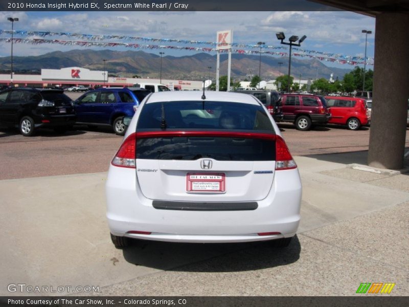 Spectrum White Pearl / Gray 2010 Honda Insight Hybrid EX