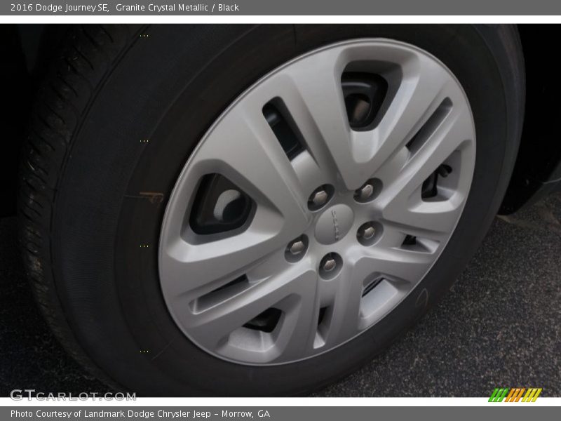 Granite Crystal Metallic / Black 2016 Dodge Journey SE