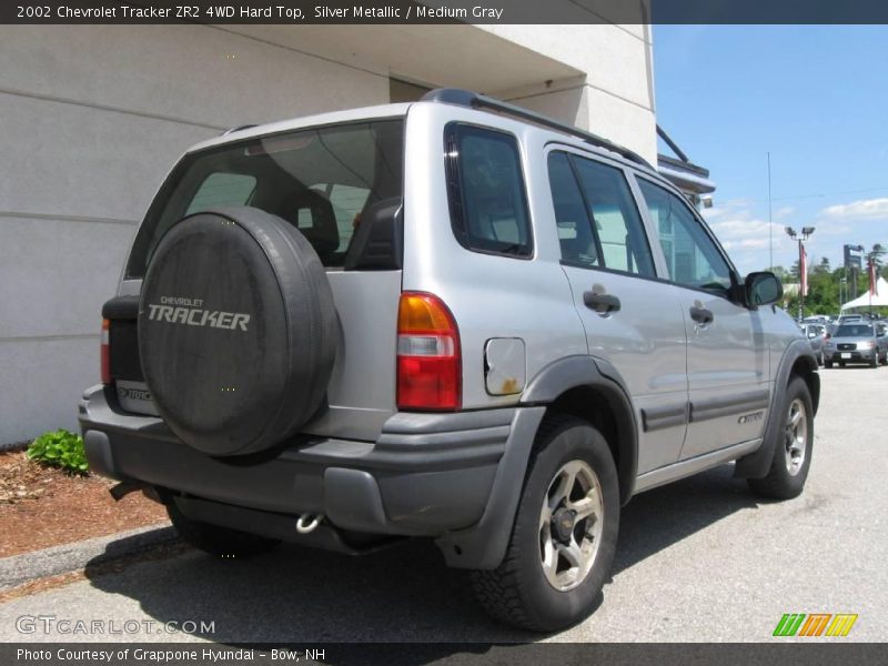 Silver Metallic / Medium Gray 2002 Chevrolet Tracker ZR2 4WD Hard Top