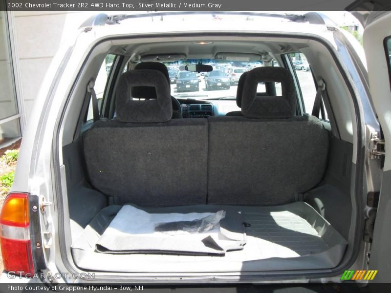 Silver Metallic / Medium Gray 2002 Chevrolet Tracker ZR2 4WD Hard Top