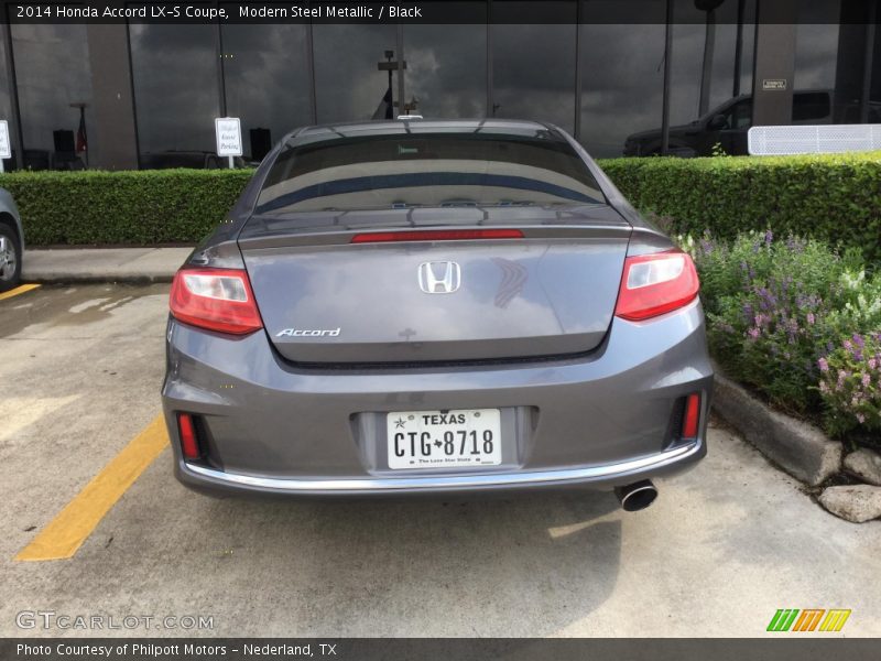 Modern Steel Metallic / Black 2014 Honda Accord LX-S Coupe