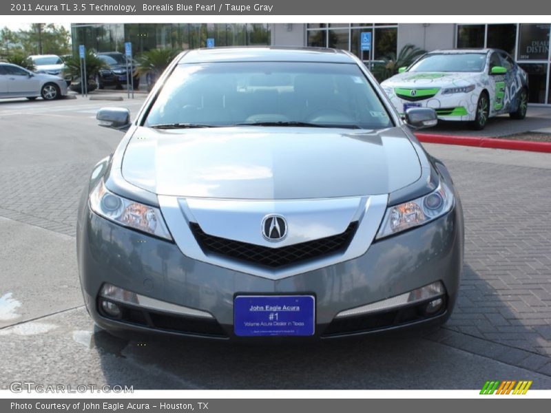 Borealis Blue Pearl / Taupe Gray 2011 Acura TL 3.5 Technology