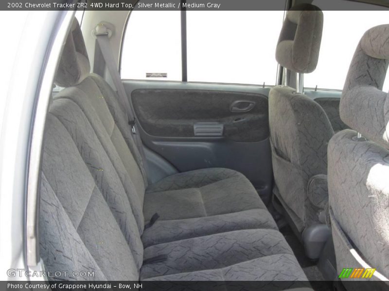 Silver Metallic / Medium Gray 2002 Chevrolet Tracker ZR2 4WD Hard Top