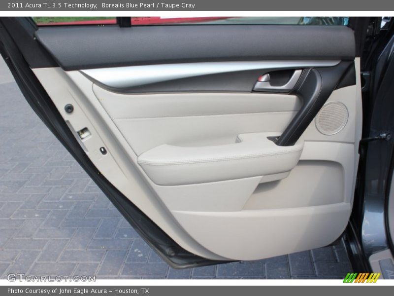 Borealis Blue Pearl / Taupe Gray 2011 Acura TL 3.5 Technology