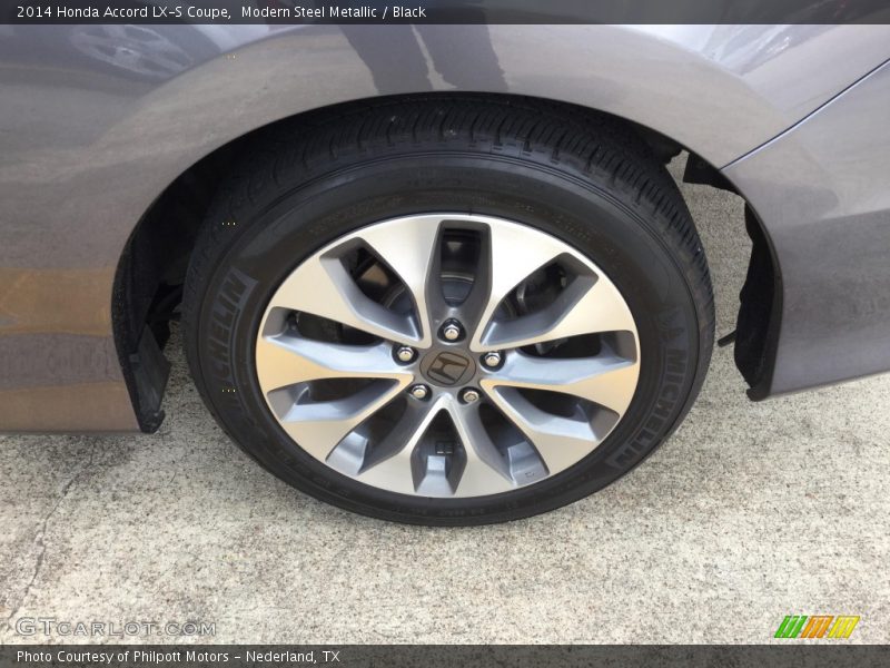 Modern Steel Metallic / Black 2014 Honda Accord LX-S Coupe
