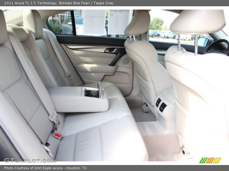 Borealis Blue Pearl / Taupe Gray 2011 Acura TL 3.5 Technology