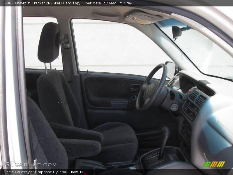 Silver Metallic / Medium Gray 2002 Chevrolet Tracker ZR2 4WD Hard Top