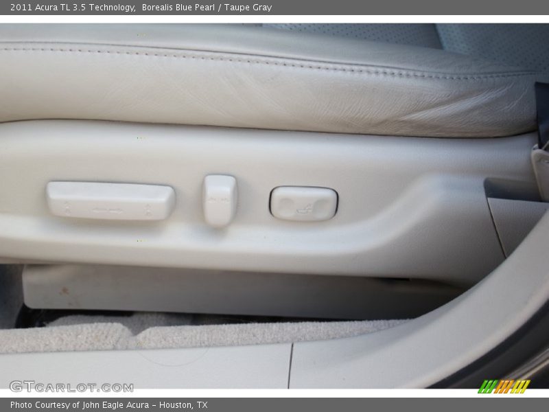 Borealis Blue Pearl / Taupe Gray 2011 Acura TL 3.5 Technology