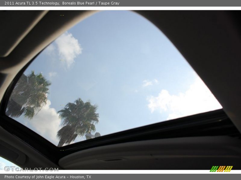 Borealis Blue Pearl / Taupe Gray 2011 Acura TL 3.5 Technology