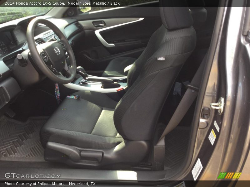Modern Steel Metallic / Black 2014 Honda Accord LX-S Coupe