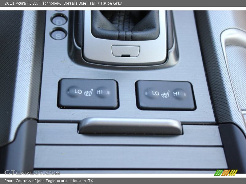 Borealis Blue Pearl / Taupe Gray 2011 Acura TL 3.5 Technology