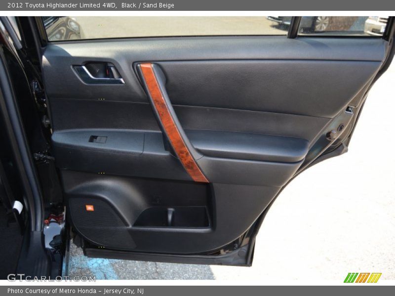Black / Sand Beige 2012 Toyota Highlander Limited 4WD