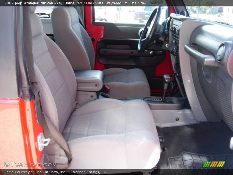 Flame Red / Dark Slate Gray/Medium Slate Gray 2007 Jeep Wrangler Rubicon 4x4