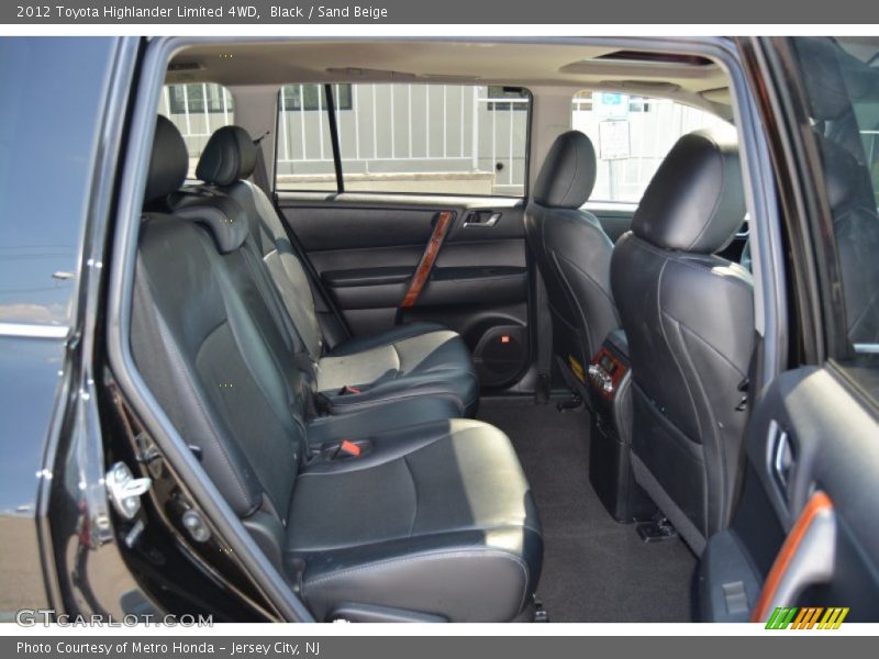 Black / Sand Beige 2012 Toyota Highlander Limited 4WD